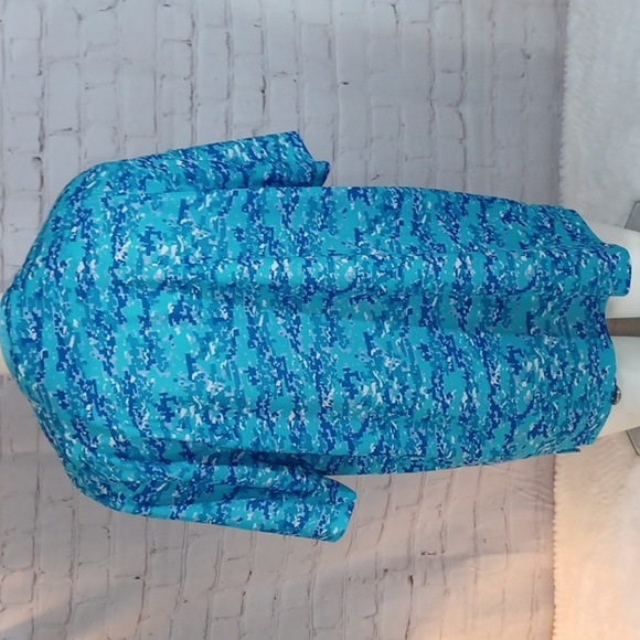 Reel Legend Mens Sports Mens Blue Print Shirt M New - Picture 4 of 7